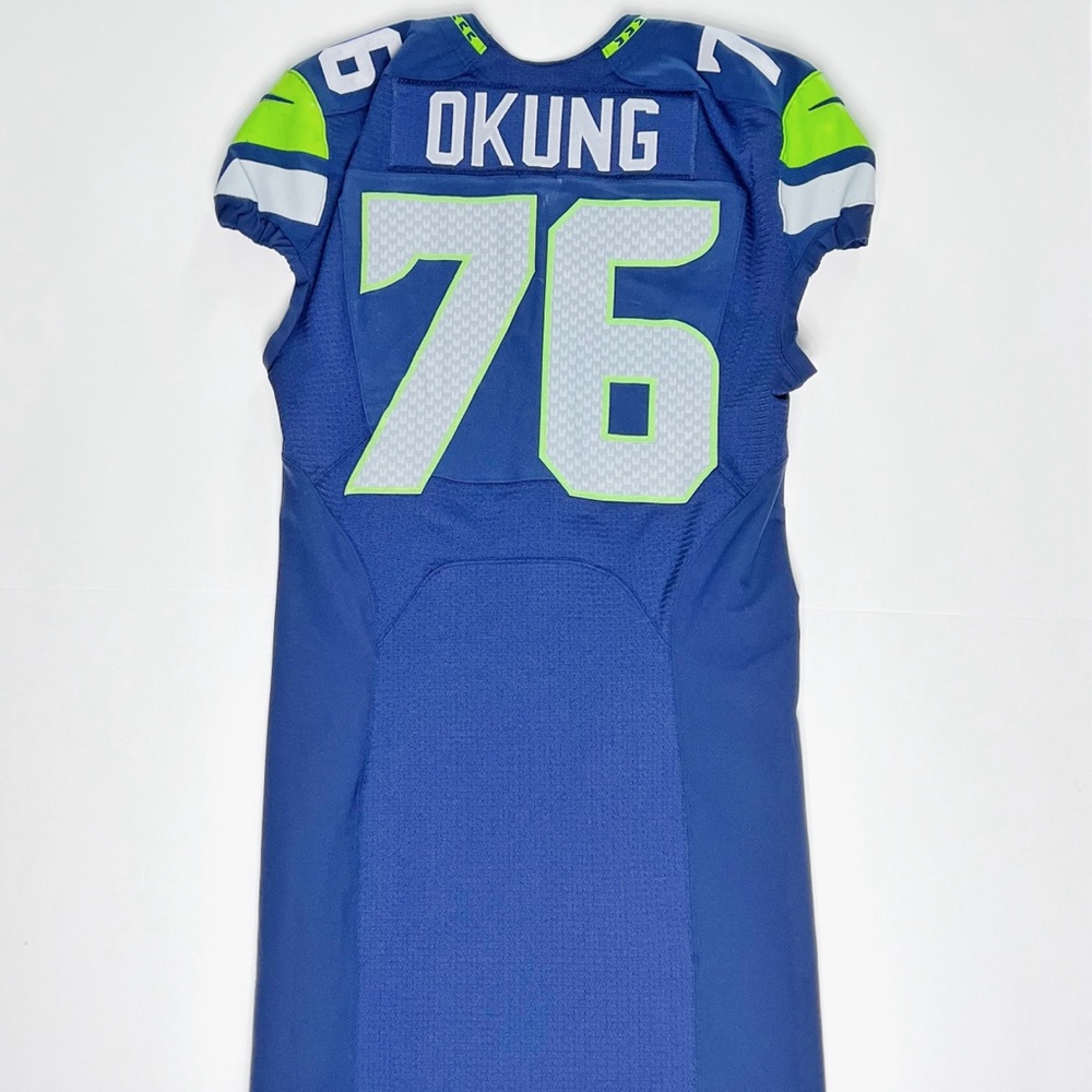 Russell Okung game worn jersey